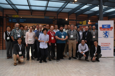 group photo from the WoT WG F2F meeting during TPAC 2018 in Lyon
