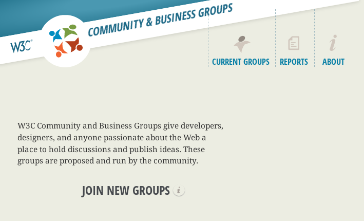 W3C Community Groups