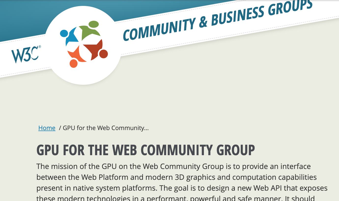 W3C Community Groups