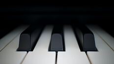 [photo: closeup of piano keys]