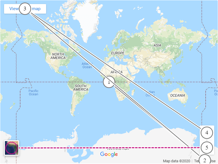 Google Maps focus order diagram