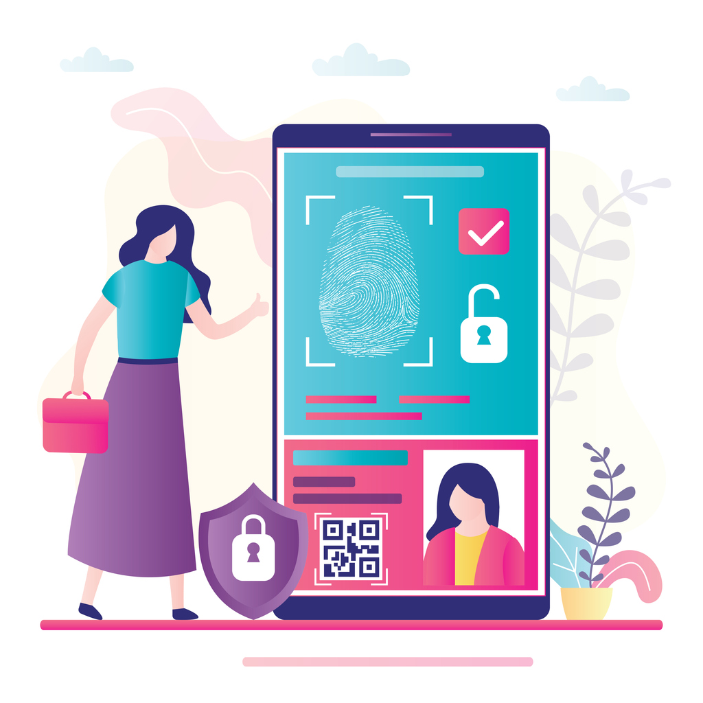 [Vector graphic of people surrounding a super large monitor as they hold web page components up to it]