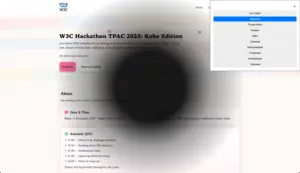 Visual disability simulation showcase screenshot