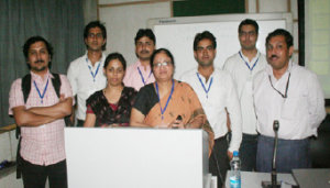 India Office manager Swaran Lata with speakers