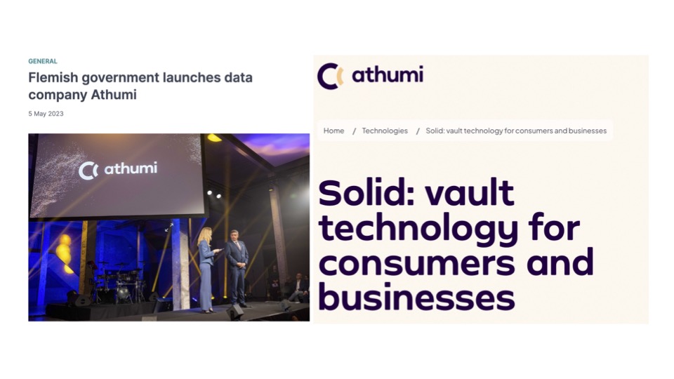 A 5 may 2023 press article about the launch of Athumi, a data utilty company