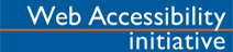 Web Accessibility Initiative (WAI) home page link