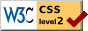 Certificado de conformidad de las hojas de estilo CSS (W3C - Nivel 2).