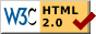 Valid HTML 2.0 Transitional