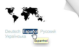 Captura de tela exibindo informações que trazem a palavra "Espanhol" emergindo do documento de texto 'Español'.