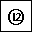 CIRCLED NUMBER TWELVE
