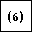 PARENTHESIZED DIGIT SIX