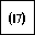 PARENTHESIZED NUMBER SEVENTEEN