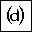 PARENTHESIZED LATIN SMALL LETTER D