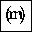 PARENTHESIZED LATIN SMALL LETTER M