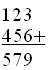 2d addition problem with plus on right