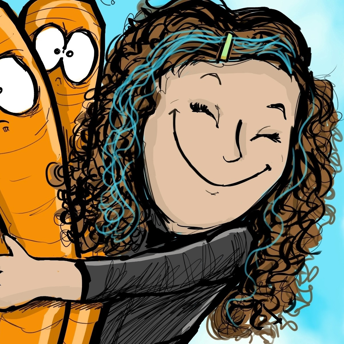 cropped caricature
