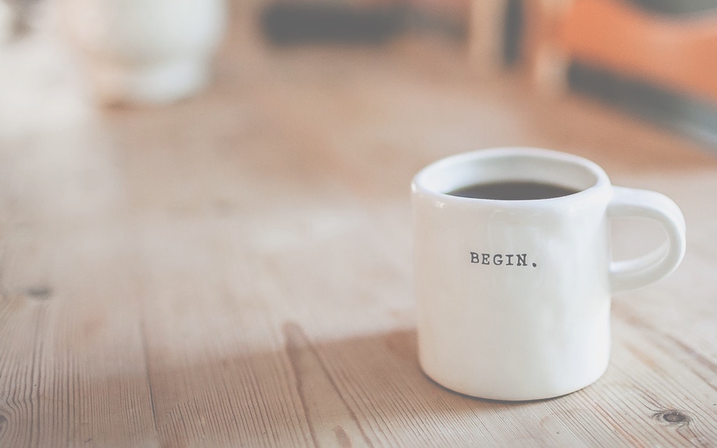 coffee mug on table