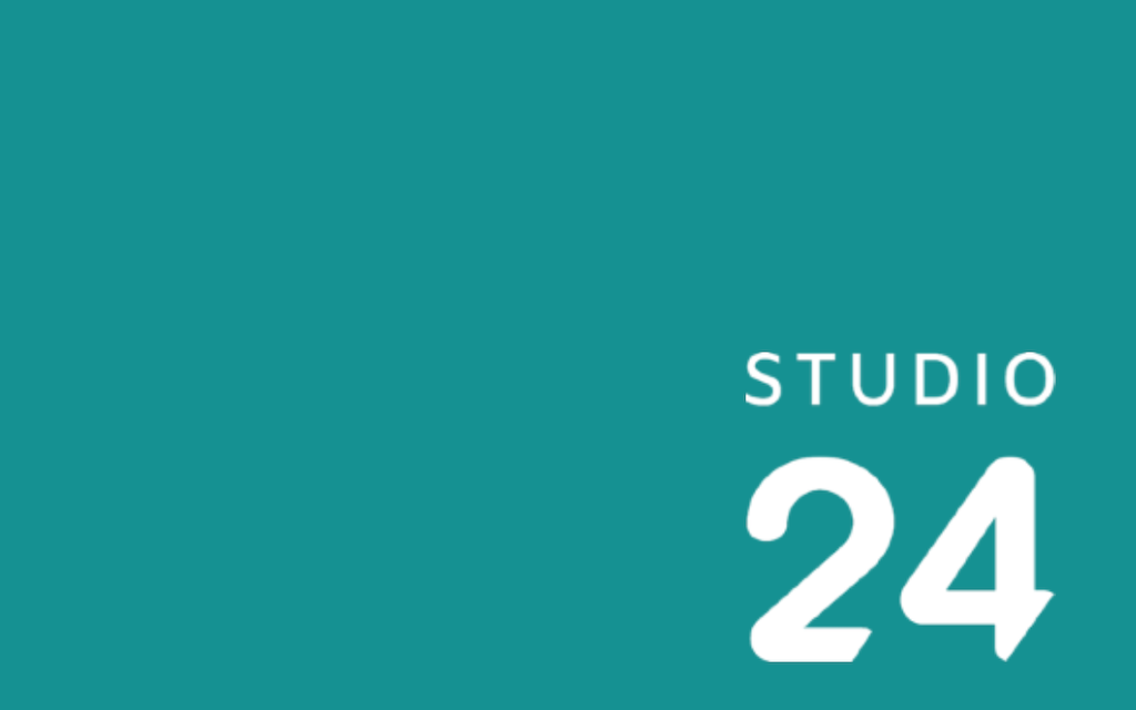 studio 24 logo and colour