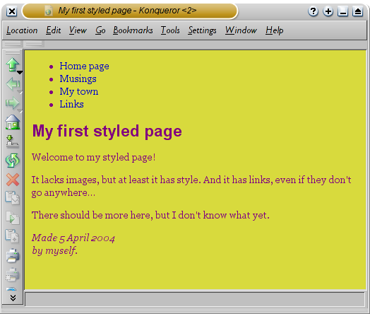 Screenshot with fonts added
