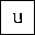 LATIN SMALL LETTER U