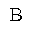 LATIN CAPITAL LETTER B