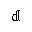 DOUBLE-STRUCK ITALIC SMALL D