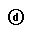 CIRCLED LATIN SMALL LETTER D