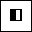 SQUARE WITH LEFT HALF BLACK