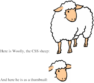 Text with images of the whole sheep and the head of the sheep