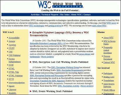 The W3C Home Page