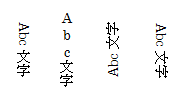 text-orientation: vertical-right, upright,
   rotate-left, and rotate-right