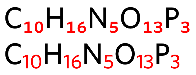 comparison between real subscript glyphs and    synthesized ones