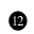 NEGATIVE CIRCLED NUMBER TWELVE