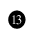 NEGATIVE CIRCLED NUMBER THIRTEEN