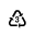 RECYCLING SYMBOL FOR TYPE-3 PLASTICS