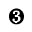 DINGBAT NEGATIVE CIRCLED DIGIT THREE