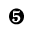 DINGBAT NEGATIVE CIRCLED DIGIT FIVE