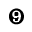 DINGBAT NEGATIVE CIRCLED DIGIT NINE