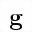 MATHEMATICAL BOLD SMALL G