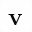 MATHEMATICAL BOLD SMALL V