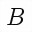 MATHEMATICAL ITALIC CAPITAL B