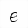 MATHEMATICAL ITALIC SMALL E