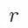 MATHEMATICAL ITALIC SMALL R