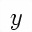 MATHEMATICAL ITALIC SMALL Y