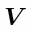 MATHEMATICAL BOLD ITALIC CAPITAL V