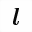 MATHEMATICAL BOLD ITALIC SMALL L