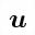 MATHEMATICAL BOLD ITALIC SMALL U