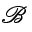 MATHEMATICAL BOLD SCRIPT CAPITAL B