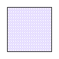 A hatch example with squiggly lines filling a rectangle.