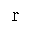 LATIN SMALL LETTER R